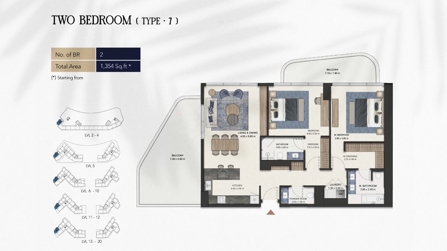 2 BR - Type B